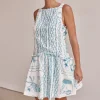 Amara Mini Dress (Blue)