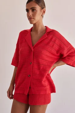 El Camino Knit Shirt (Red)