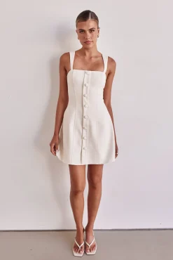 Skyler Mini Dress (Cream)